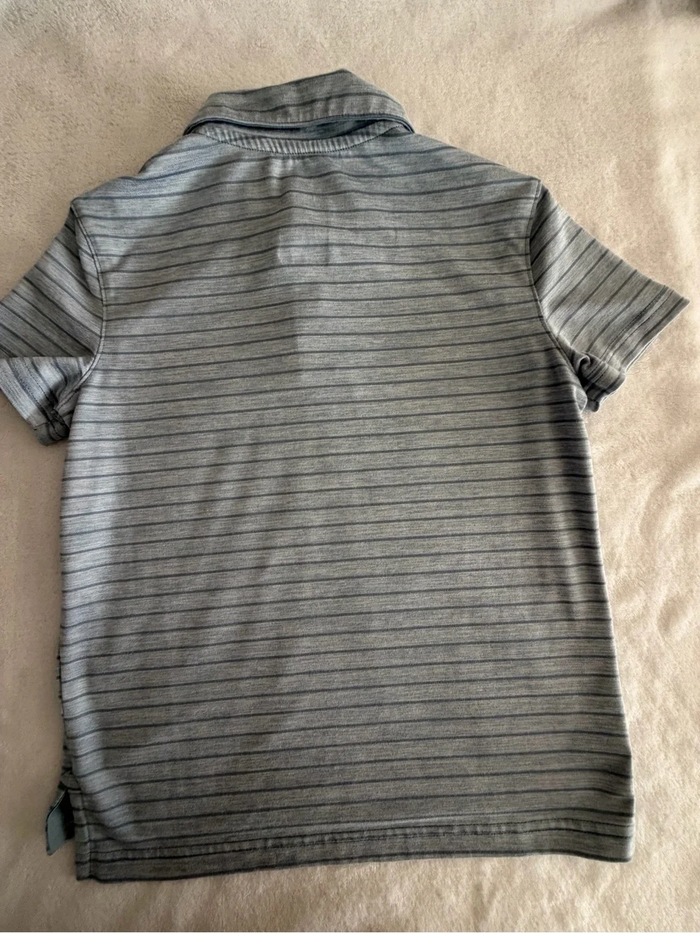 Two-Pack Boys Polo Shirts - Blue & Gray Size 4/5